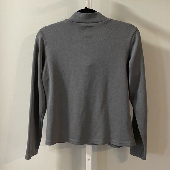 The North Face Gray Fitted Quarter Zip Jacket - Picture 4 of 4